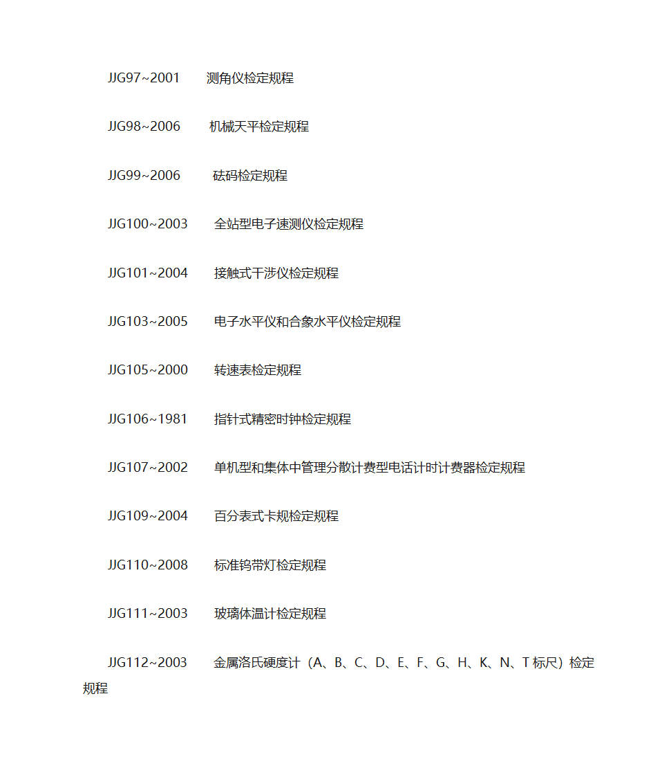 各种仪器检定规程第6页