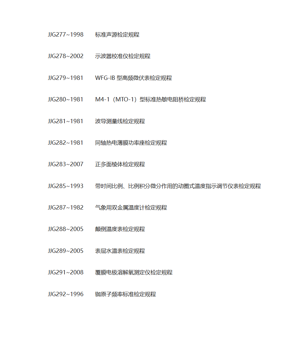 各种仪器检定规程第17页