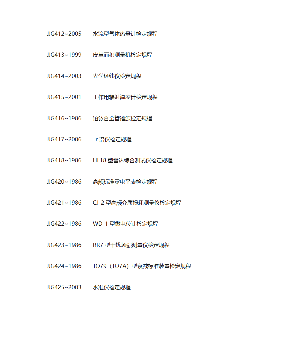 各种仪器检定规程第25页