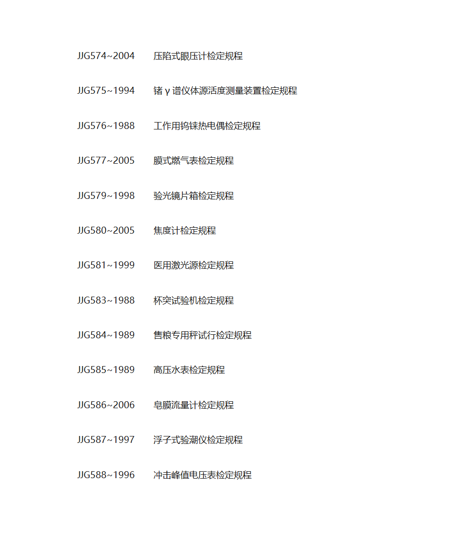 各种仪器检定规程第35页