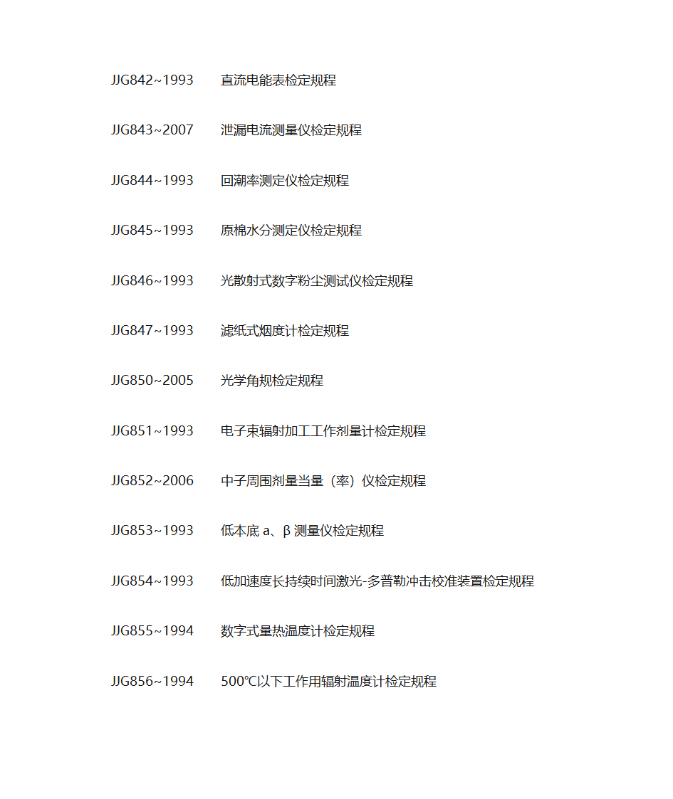 各种仪器检定规程第52页