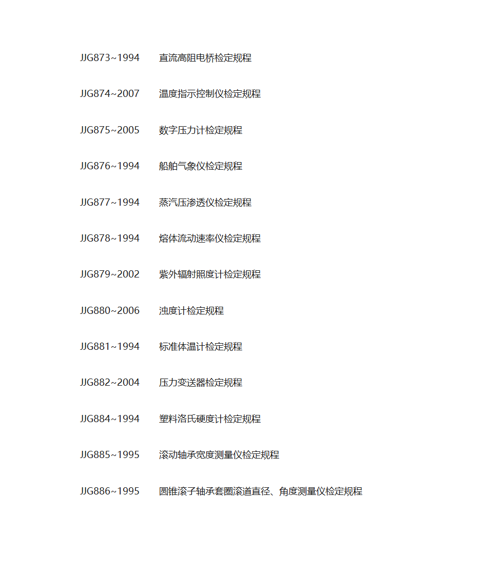 各种仪器检定规程第54页