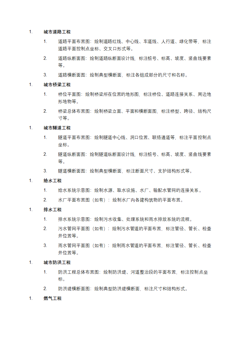 市政公用工程设计文件编制深度规定第3页
