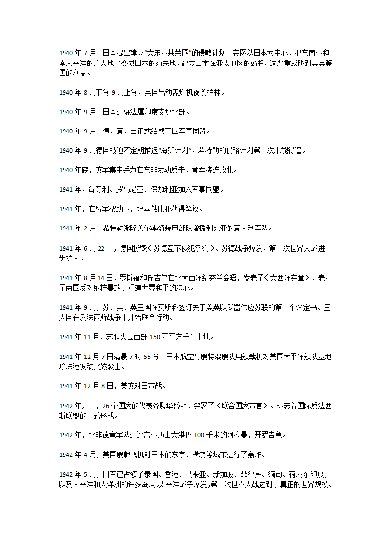 二战时间轴第3页