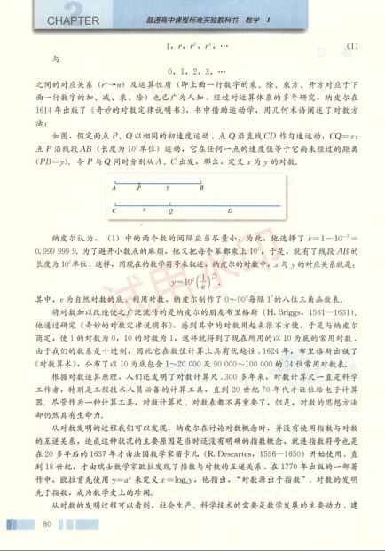 高中数学必修1课本-人教版下册第20页