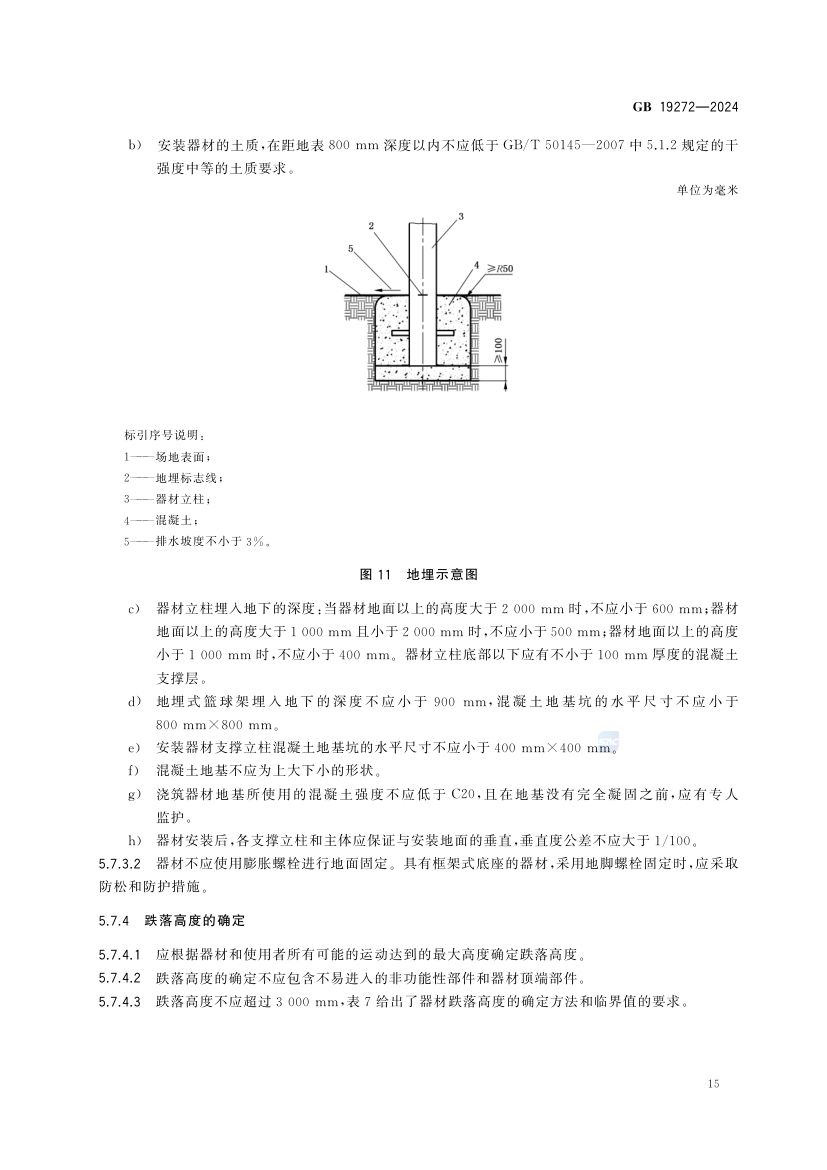 室外健身器材的安全 GB19272-2024第21页