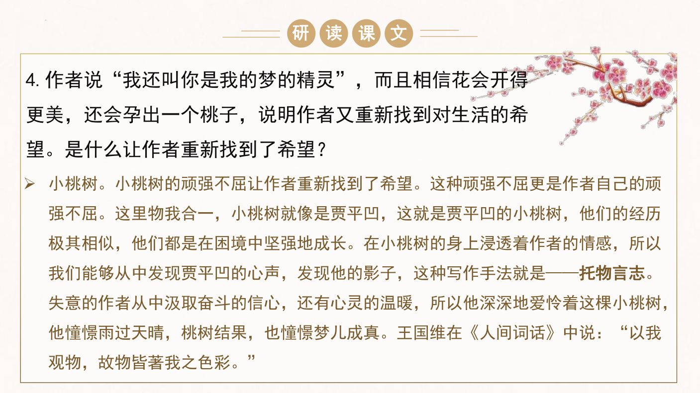 一棵小桃树教学课件第27页