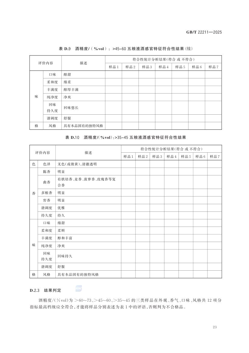 五粮液酒GBT22211-2025第29页