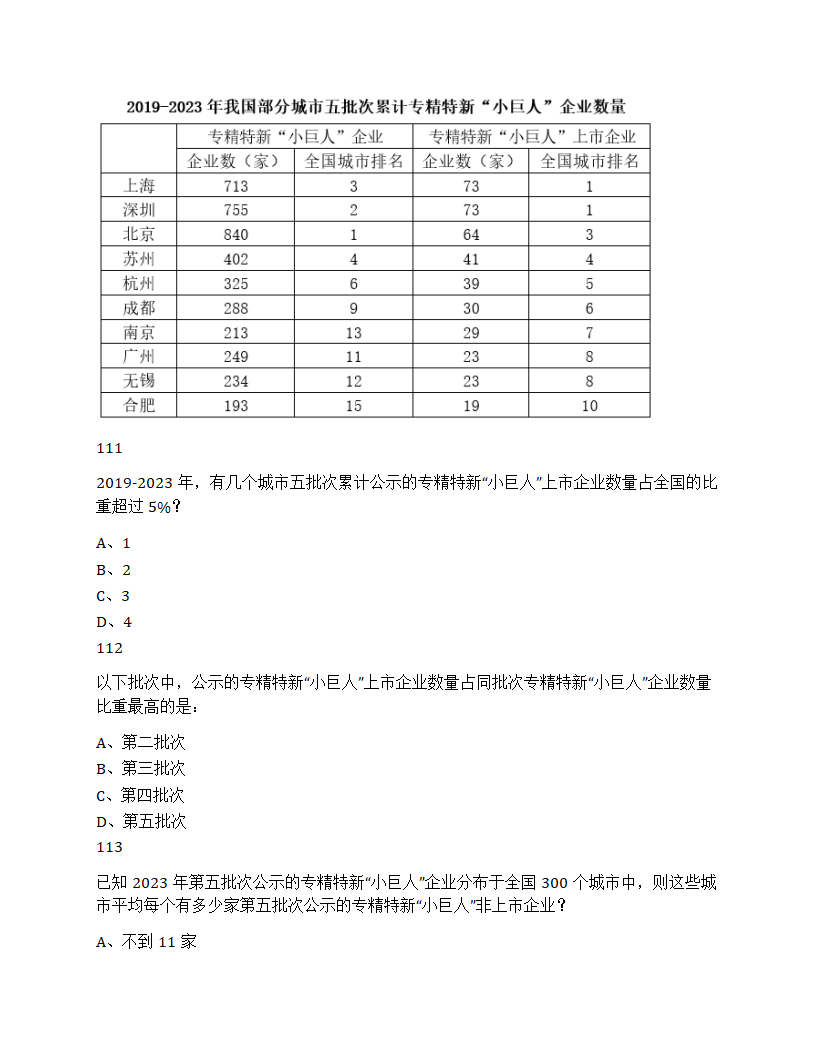 2025年国家公务员录用考试《行测》题（地市级）第41页