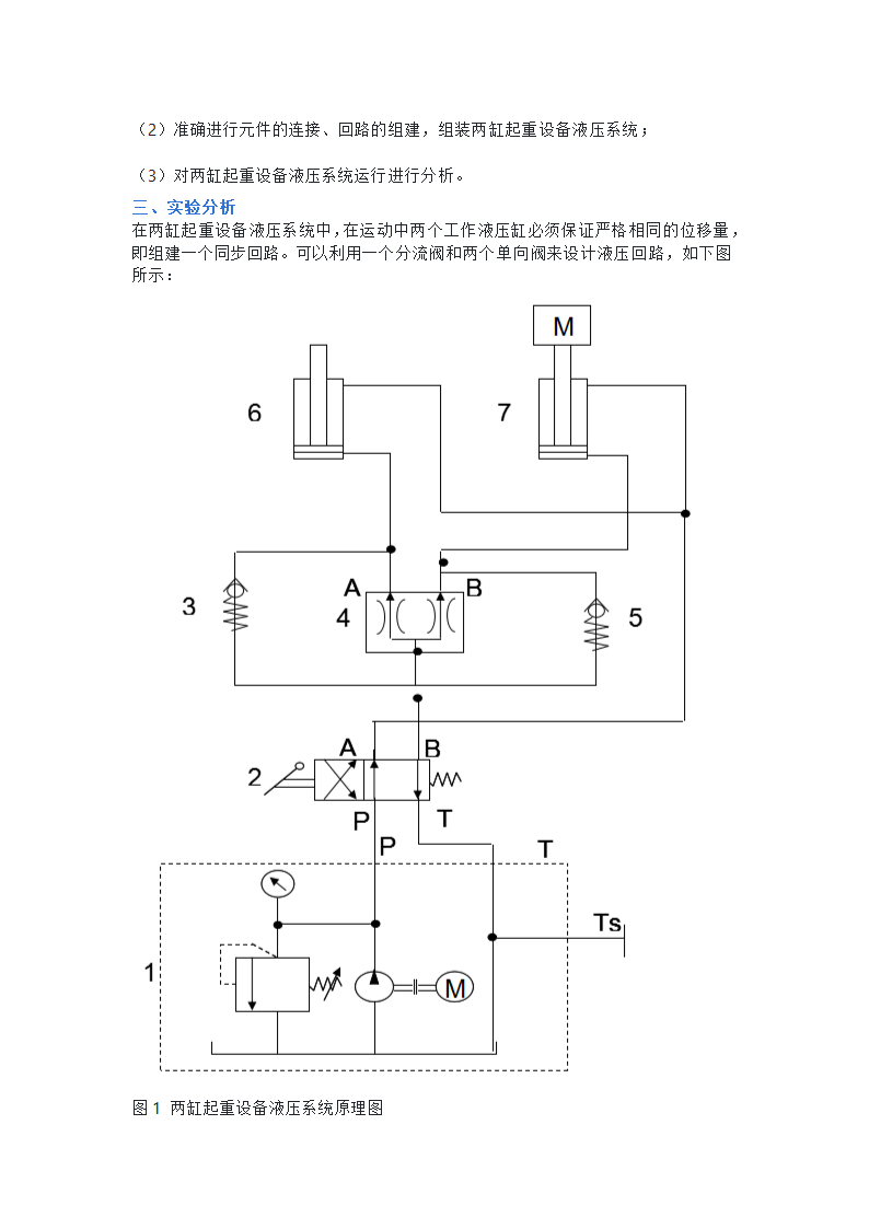 液压与气压传动形考实验报告第16页