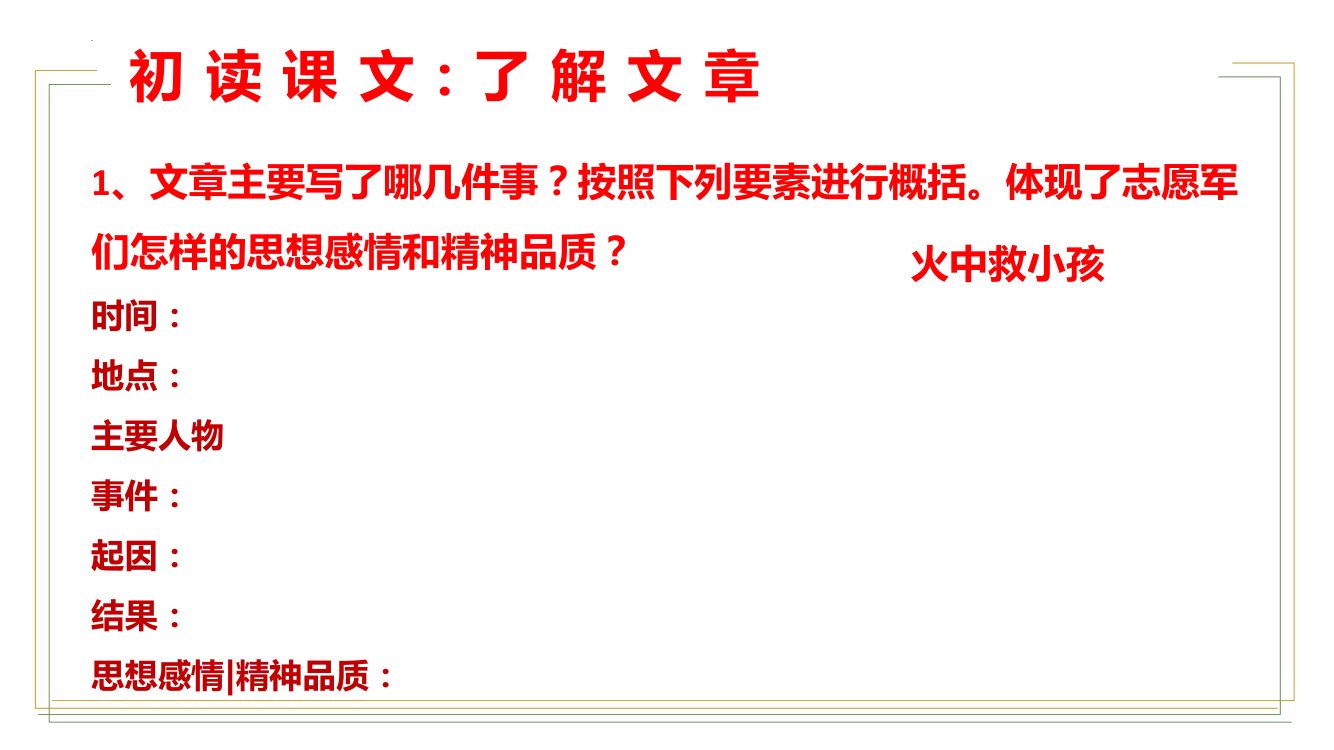 《谁是最可爱的人》教学课件第10页