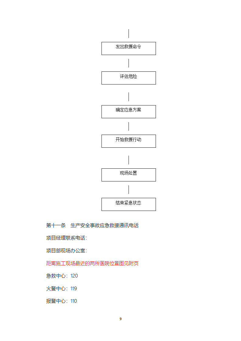 建筑工程应急预案方案.doc第9页