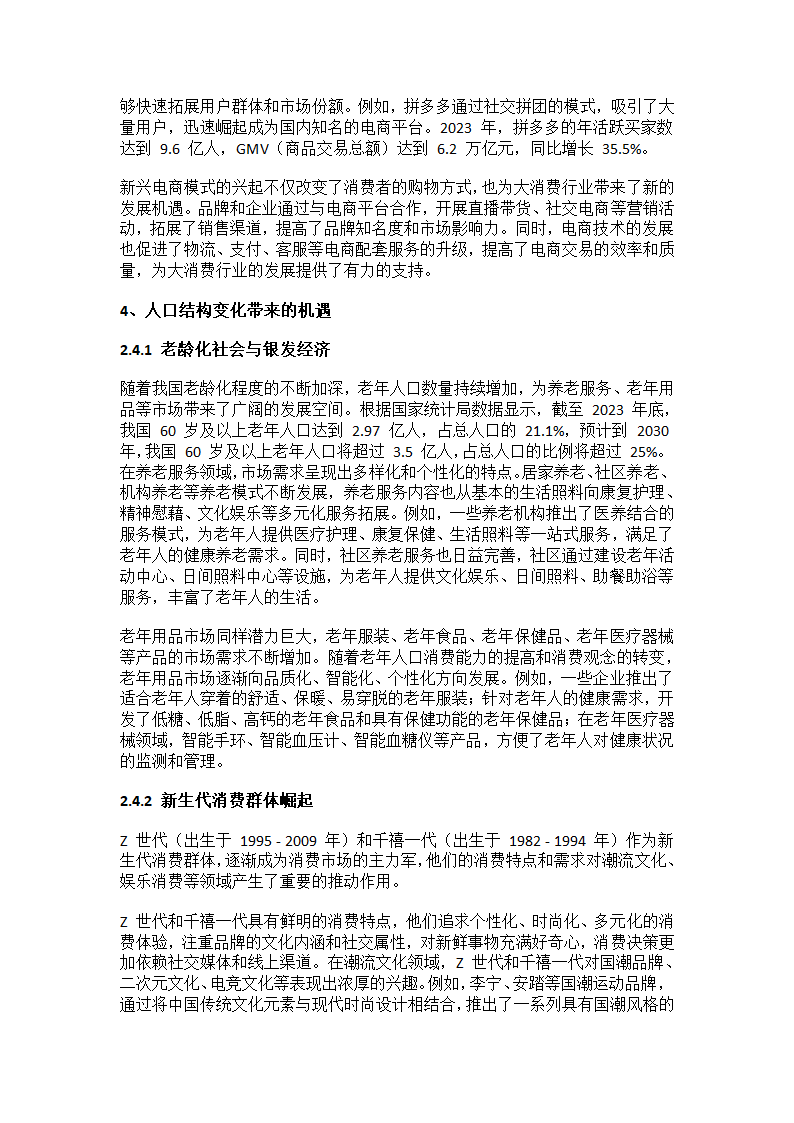 2025年中国大消费行业调研报告第10页