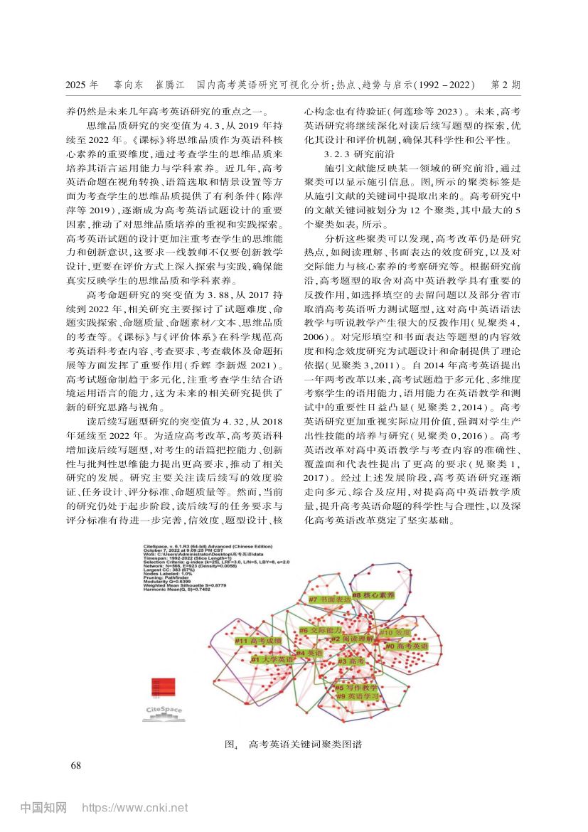 国内高考英语研究可视化分析：热点、趋势与启示第6页