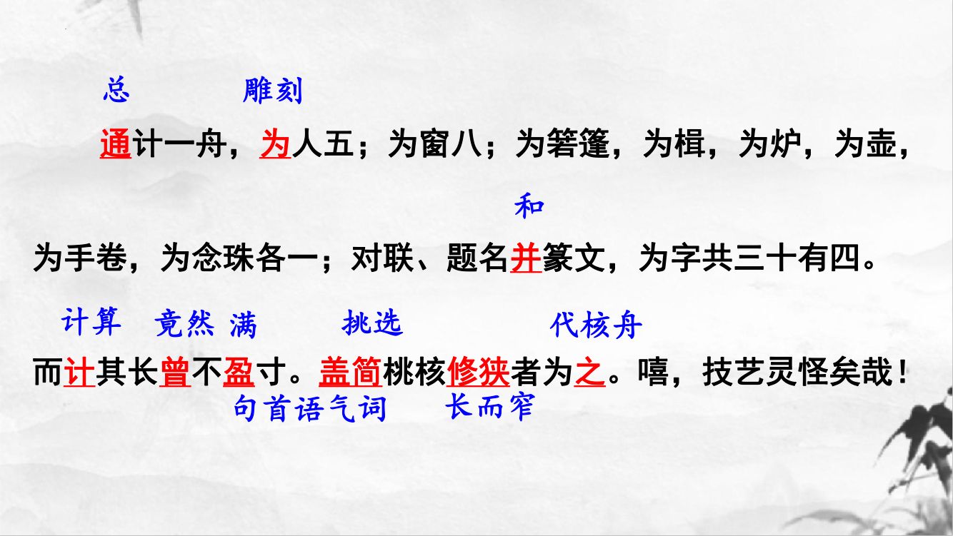 《核舟记》教学课件第20页