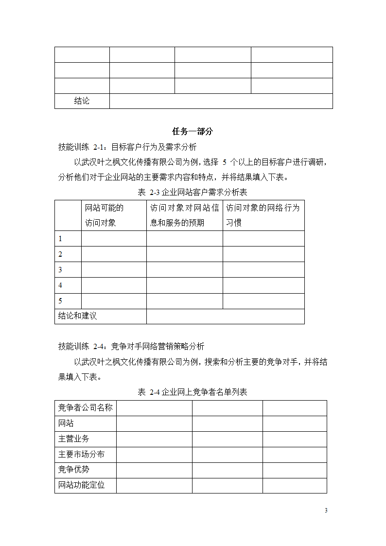 企业网络营销平台建设规划第3页