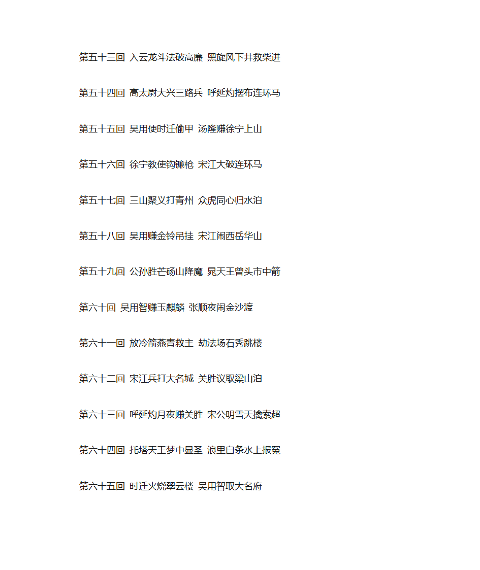 水浒传所有回目第5页