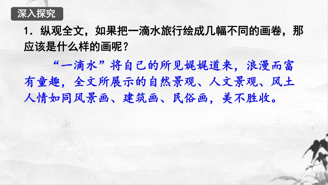 《一滴水经过丽江》教学课件第23页