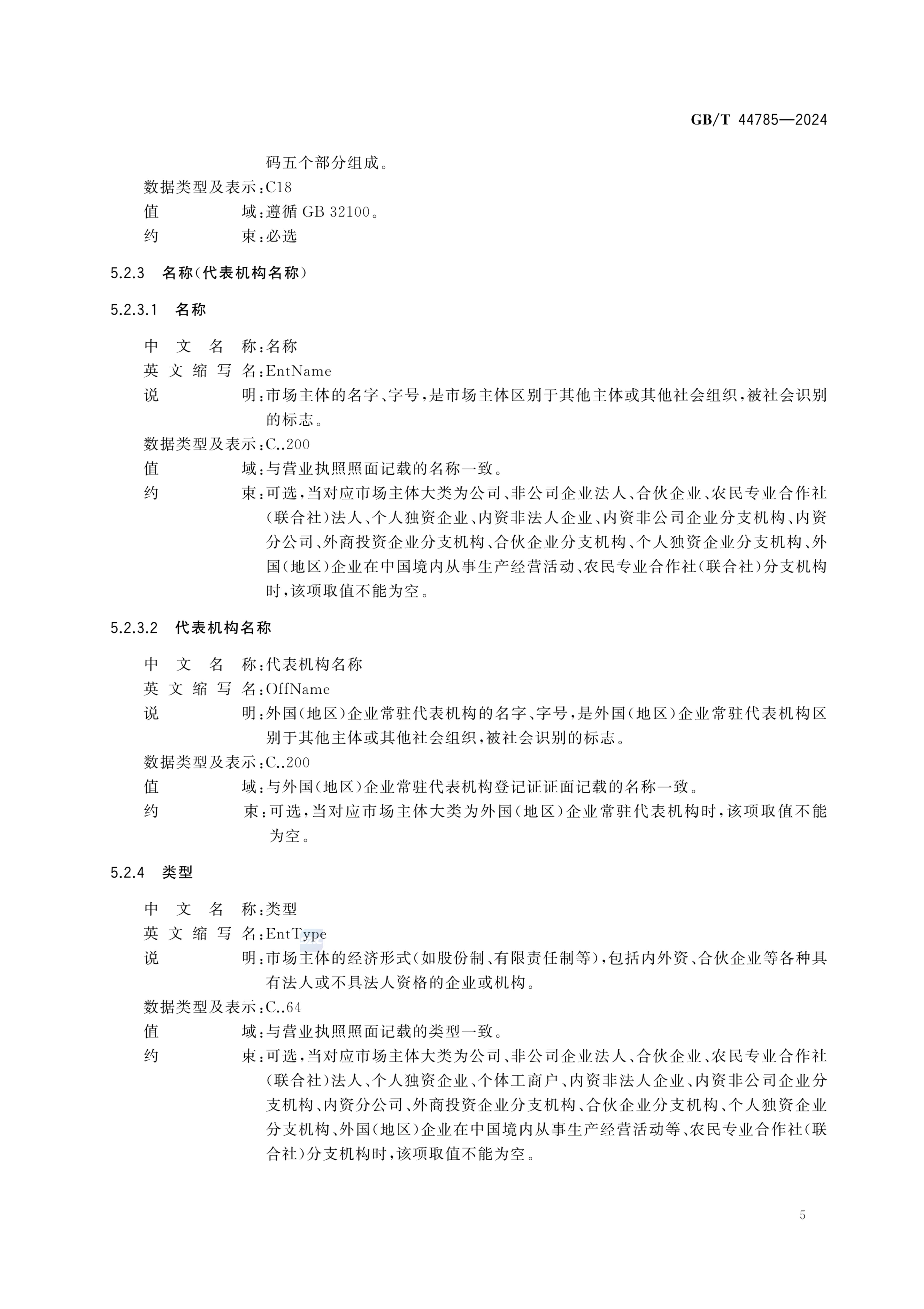 电子营业执照数据规范GBT44785-2024第11页