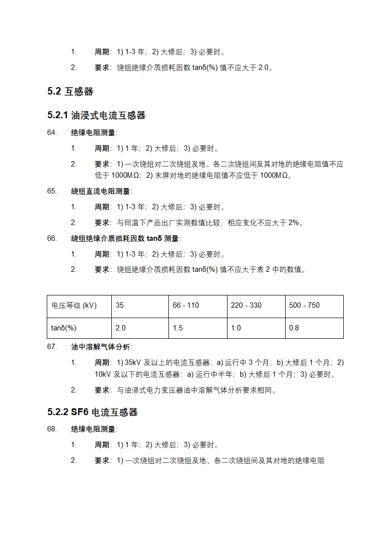 电力设备预防性试验规程第7页