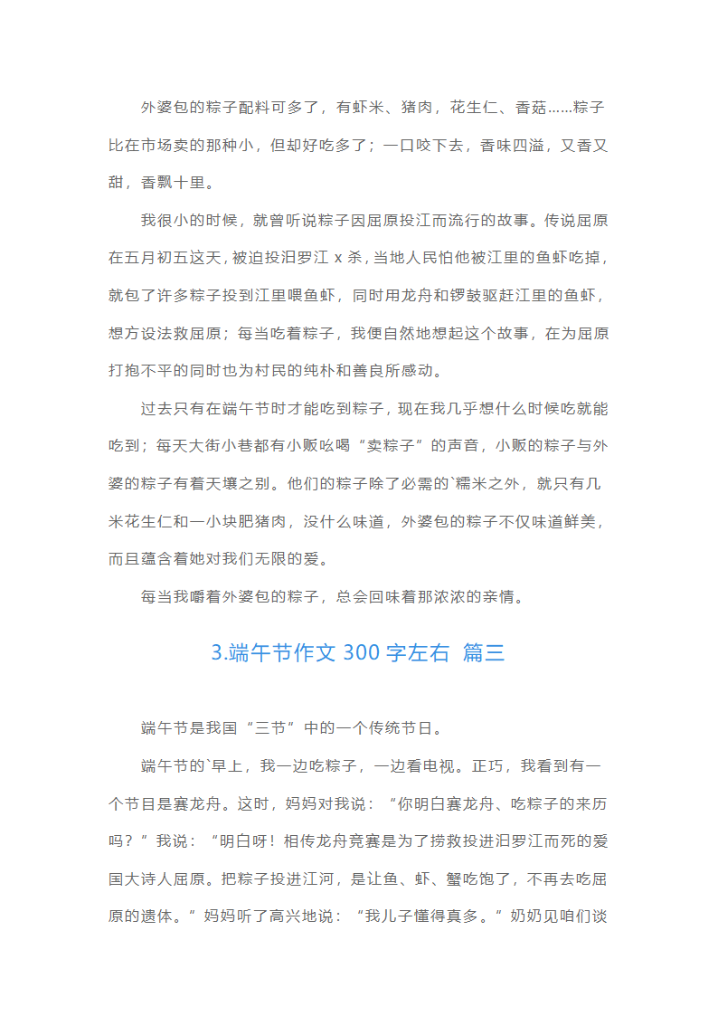 端午节作文300字左右（通用15篇）第2页