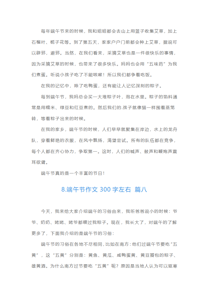 端午节作文300字左右（通用15篇）第6页