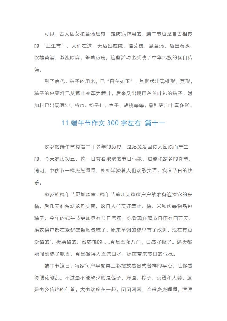 端午节作文300字左右（通用15篇）第9页