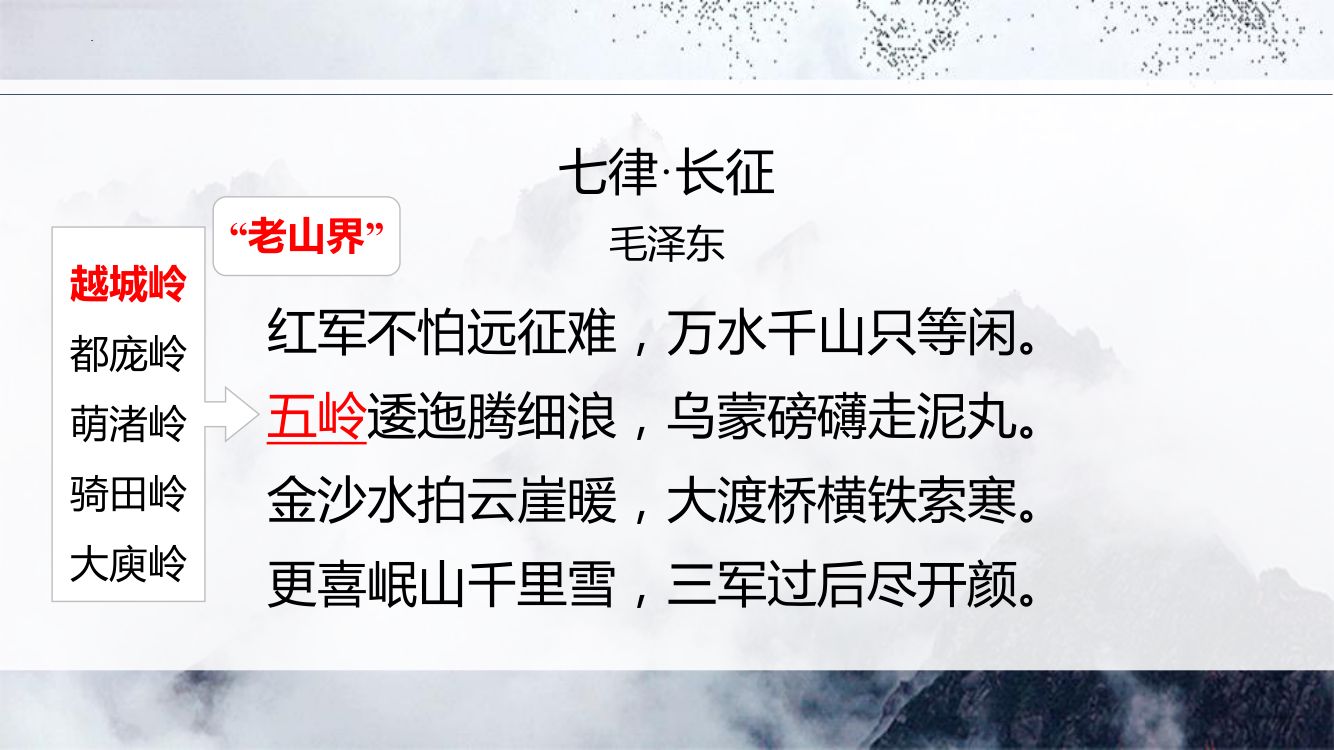 《老山界》教学课件第3页