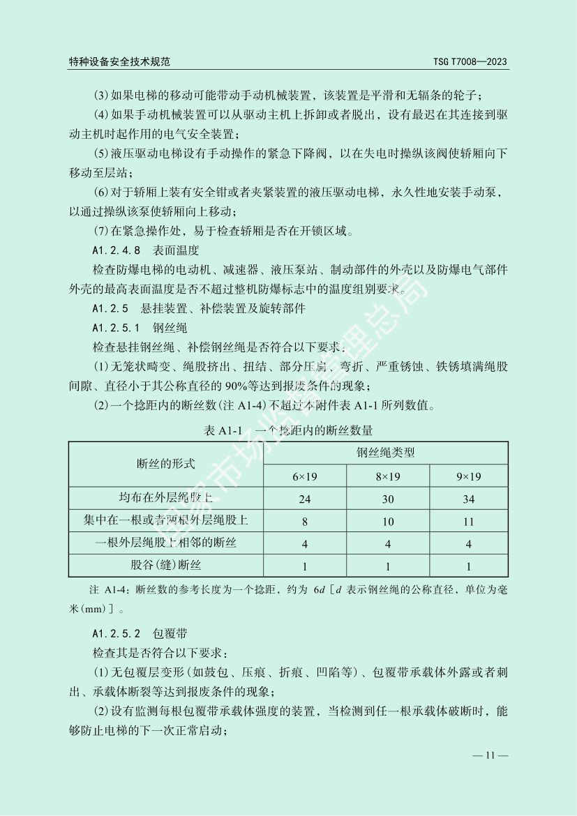电梯自行检测规则TSGT7008-2023第14页