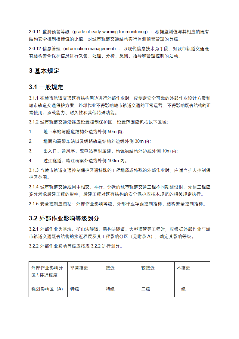 城市轨道交通既有结构保护技术规范第2页
