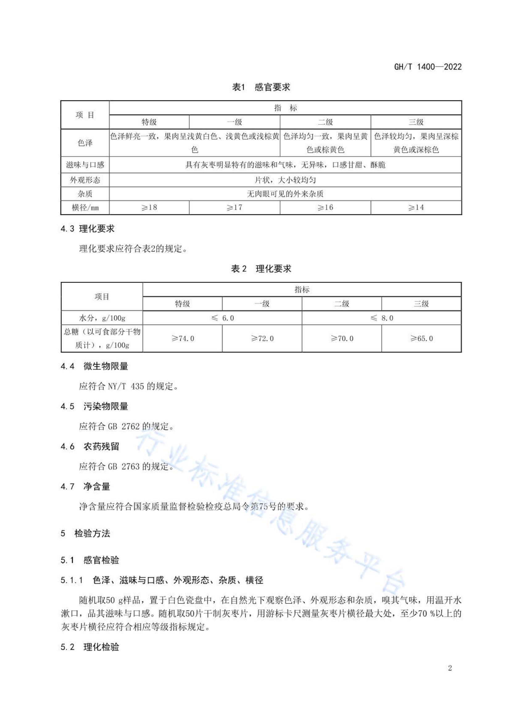 干制灰枣片GHT1400-2022第4页