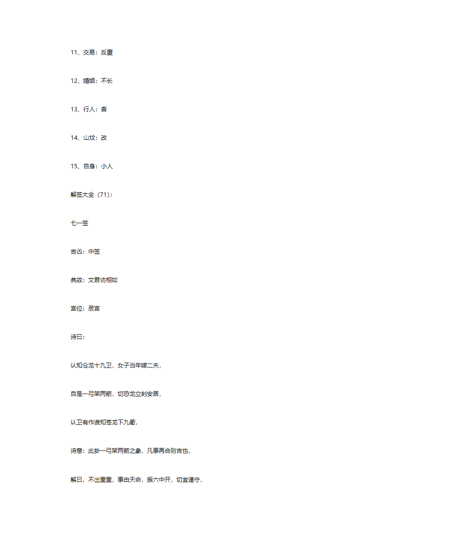 解签大全(解100签) -下部分第36页