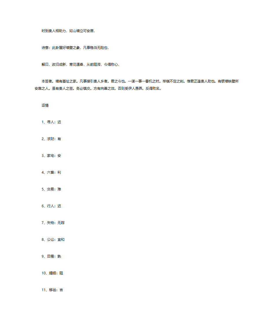 解签大全(解100签)-上部分第47页