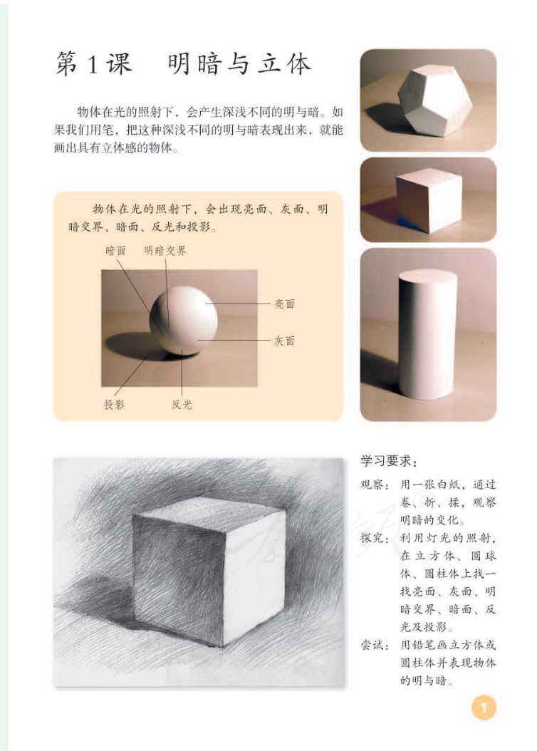 小学美术六年级下册人教版课本第5页
