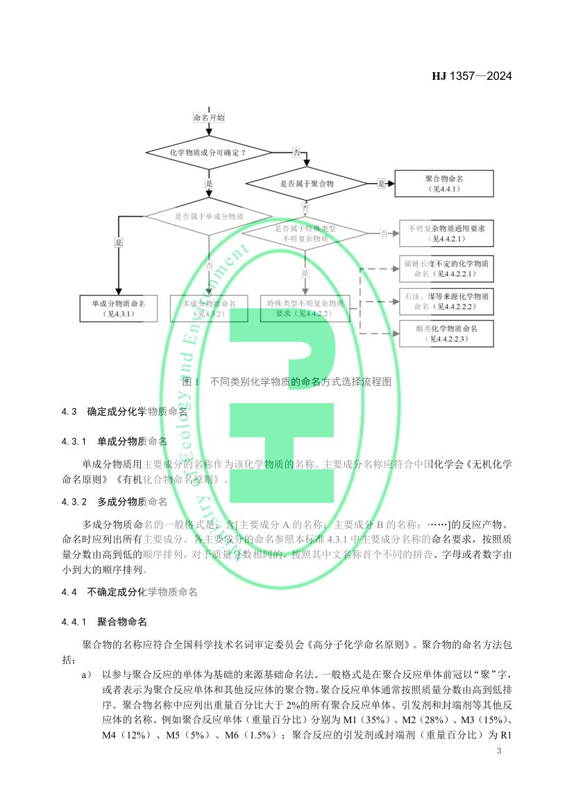 化学物质环境管理命名规范标准HJ1357-2024第6页
