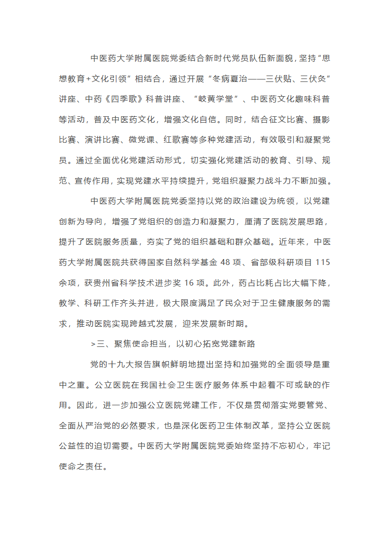 公立医院党建重要工作总结第23页