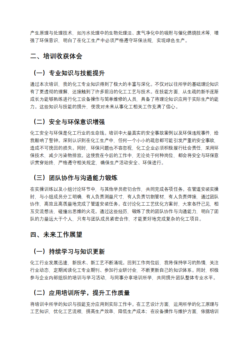 化工培训总结第2页