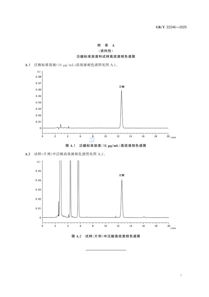 保健食品中泛酸的测定GBT22246-2025第7页