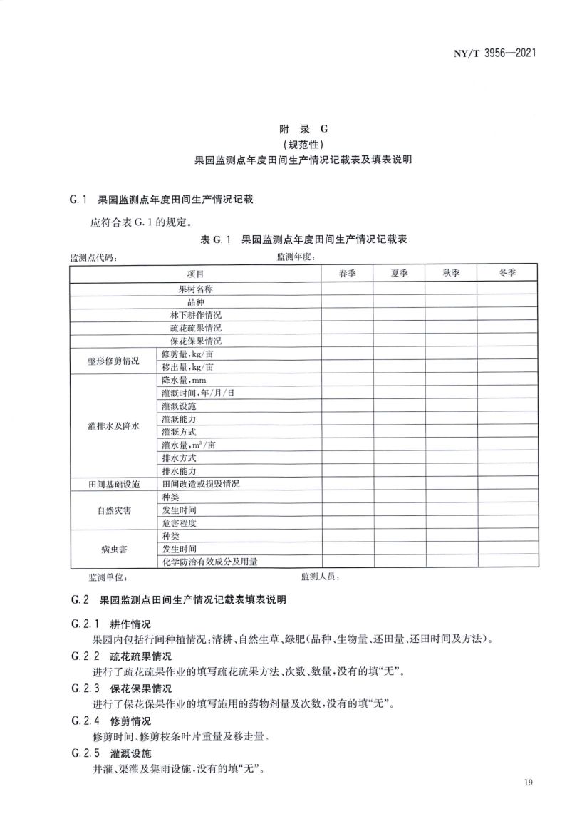 果园土壤质量监测技术规程NYT3956-2021第21页
