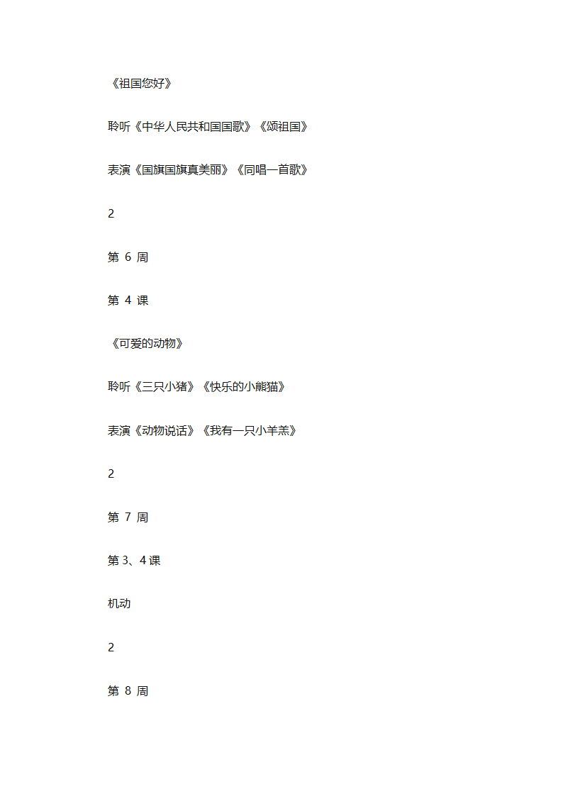 一年级上册音乐教学计划汇编（精选27篇）第46页