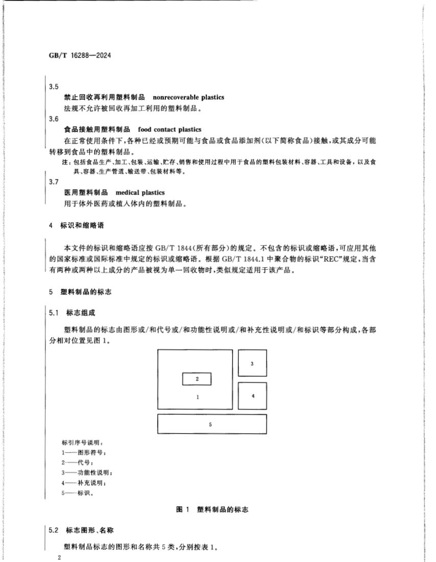 塑料制品的标志GBT16288-2024第4页
