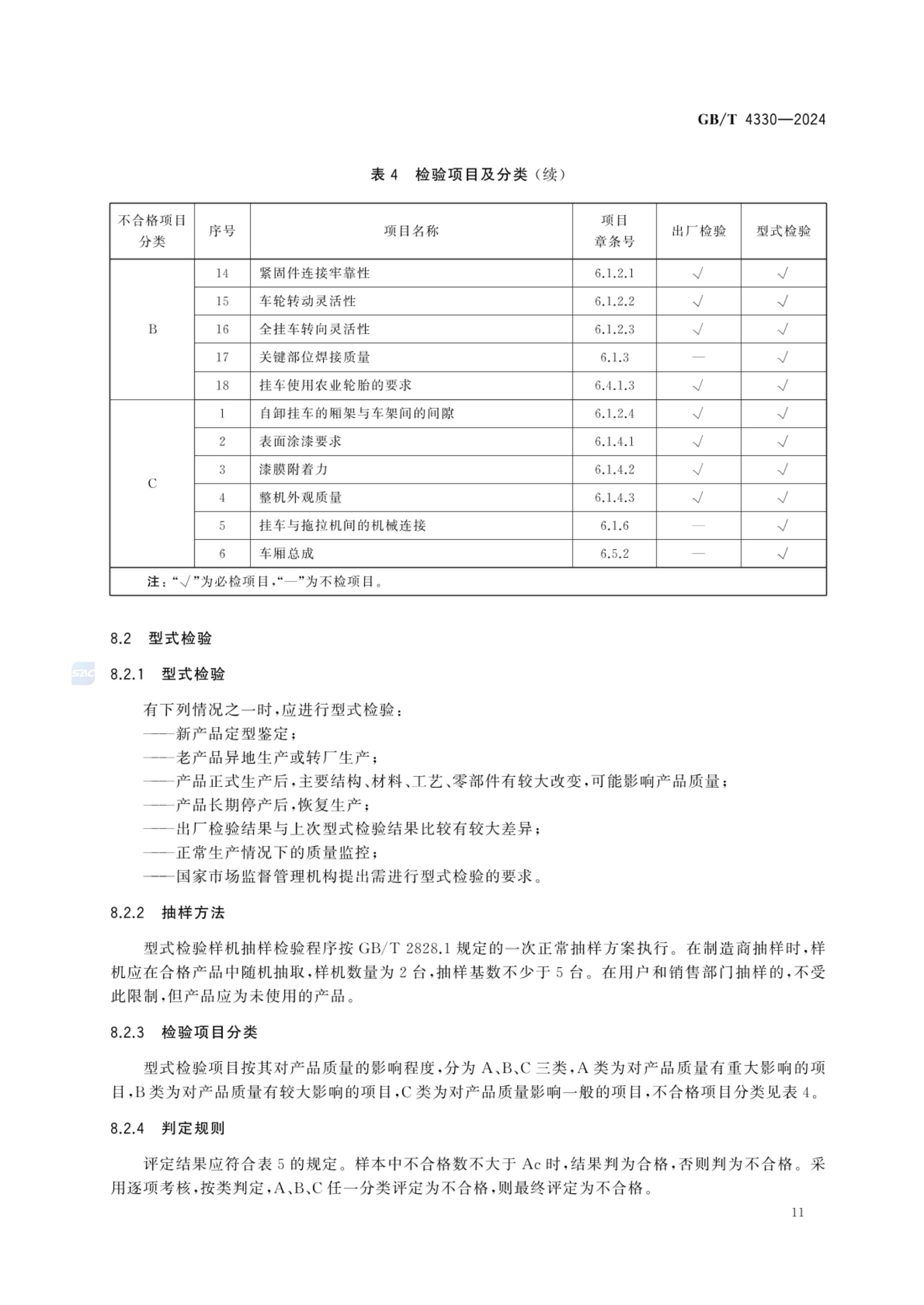 农用挂车GBT4330-2024第14页