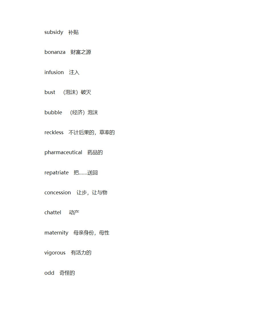 大学英语国家概况词汇第27页
