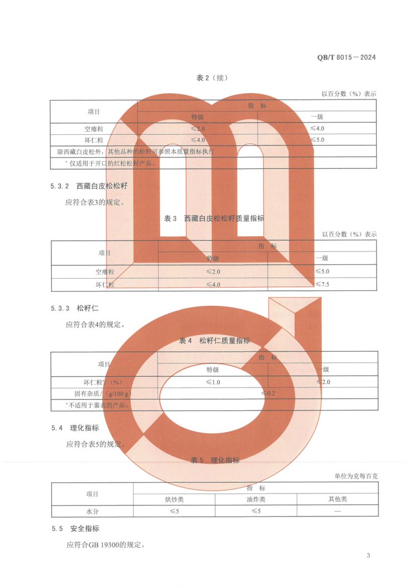 熟制松籽和仁QBT8015-2024第7页