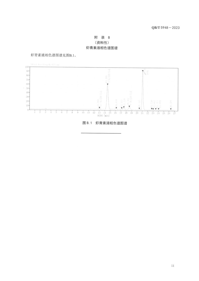 虾青素油及其制品QBT5948-2023第13页