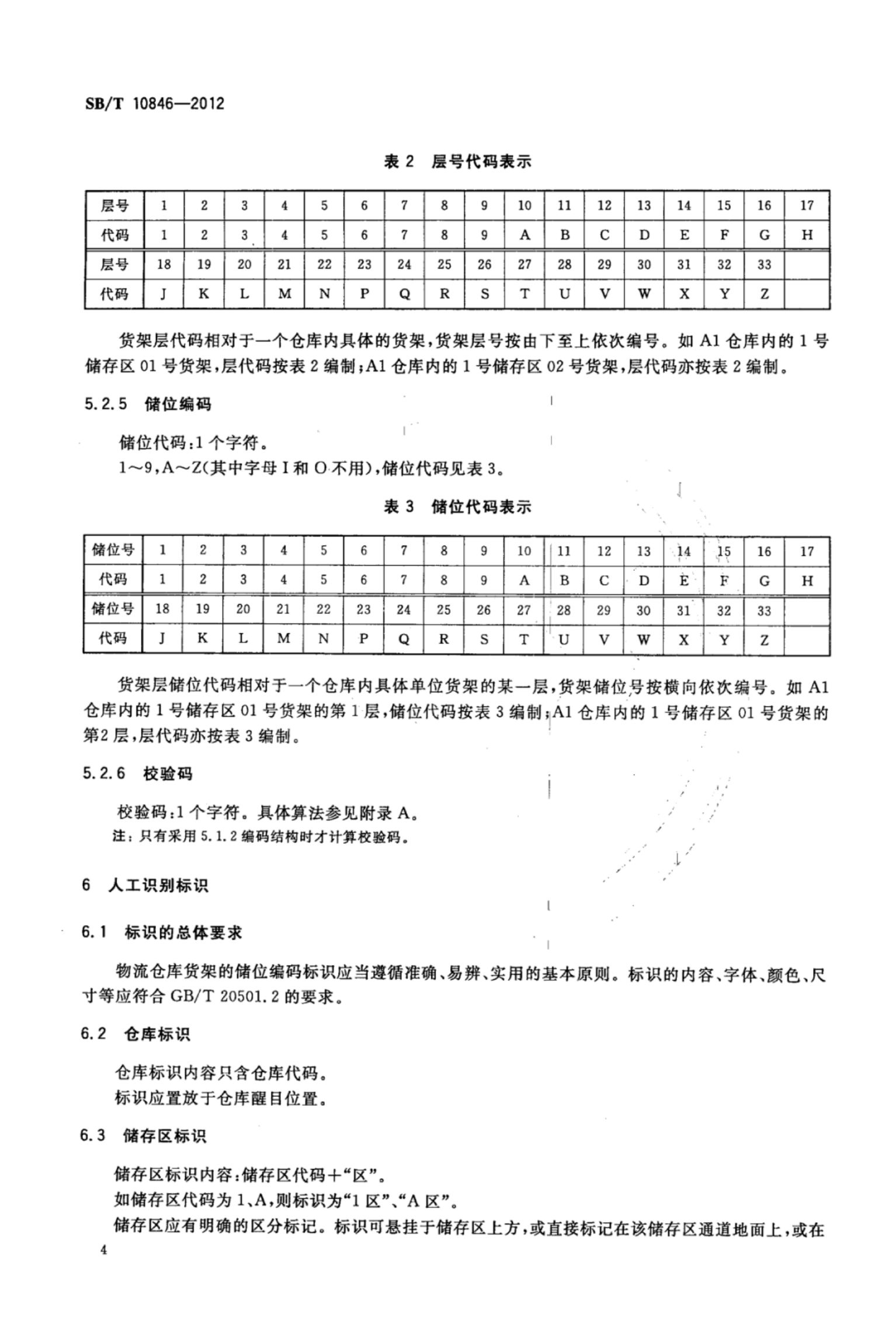 物流仓库货架储位编码SBT10846-2012第8页