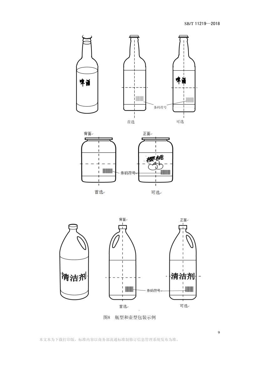 零售商品条码实施指南SBT11219-2018第11页