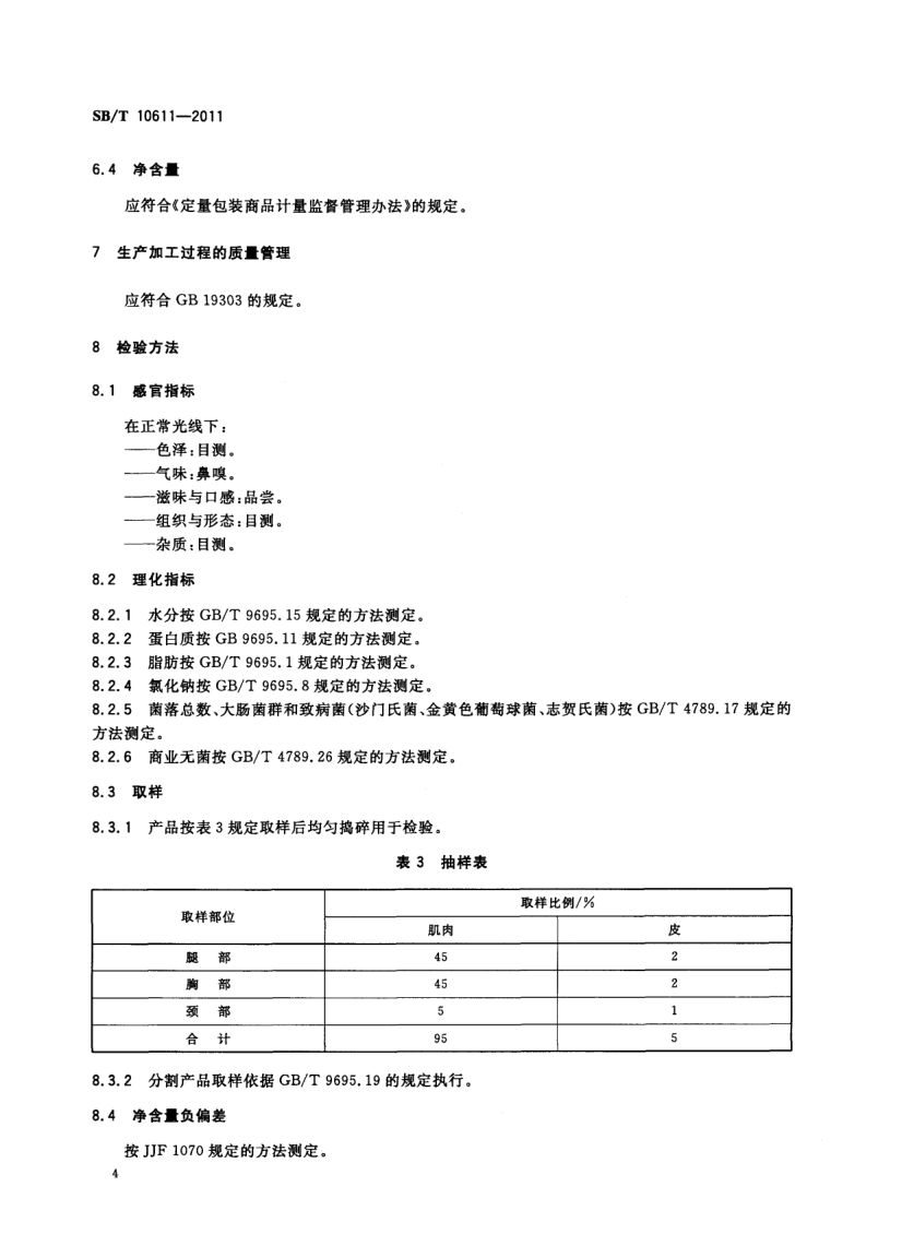 扒鸡SBT10611-2011第6页