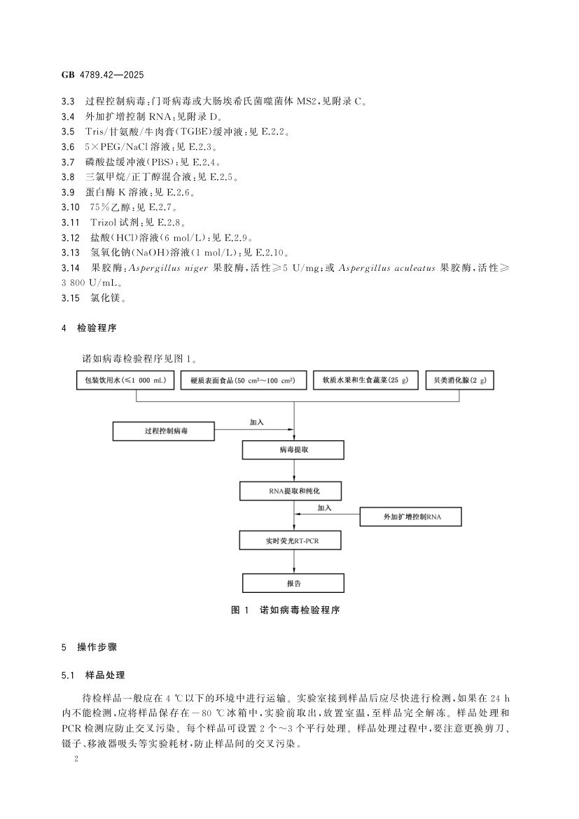 诺如病毒检测GB4789.42-2025第4页