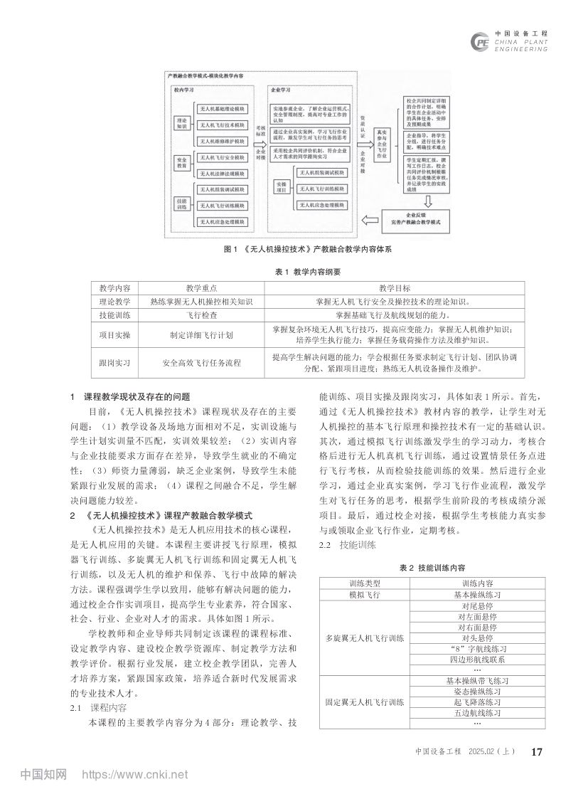 产教融合背景下无人机应用技术专业教学模式探讨第2页